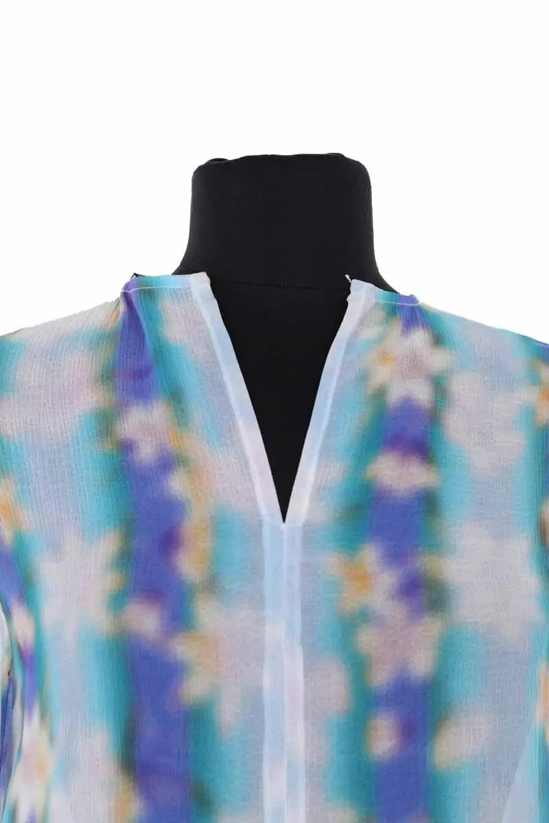 Robe plage Nina Ricci Bleu en Synthétique