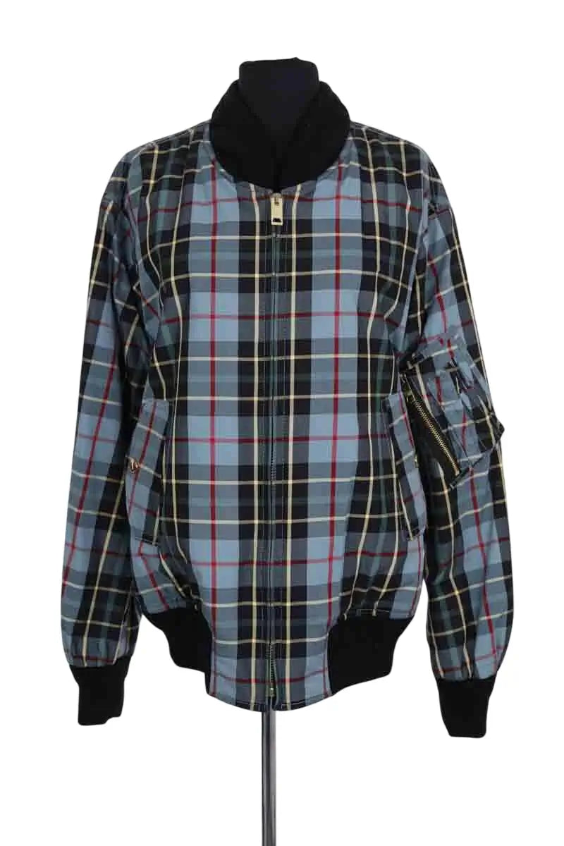 Blouson Burberry Bleu en Coton, taille S - Seconde Main