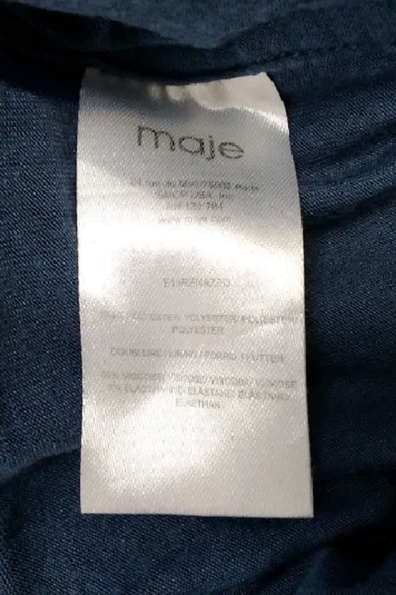 Robe Maje  Bleu