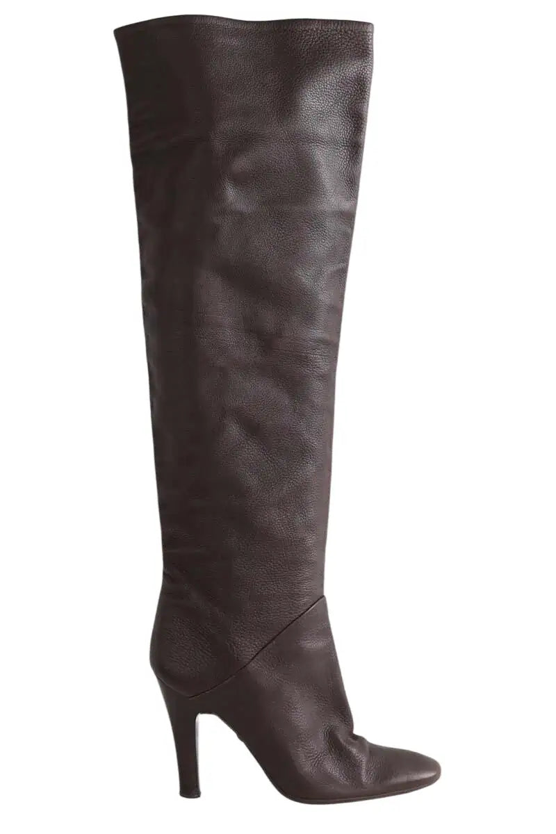 Bottes Giuseppe Zanotti Marron en Cuir, taille 36 - Seconde Main