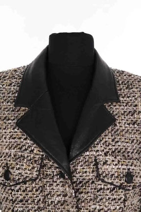 Manteau The Kooples Beige en Tweed