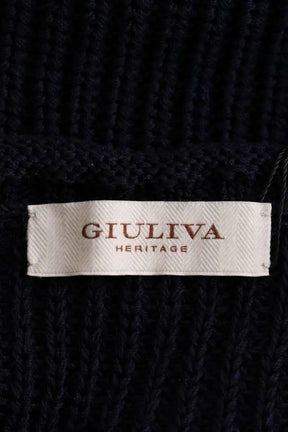Pull GIULIVA HERITAGE Marine en Coton