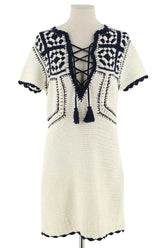 Robe Zadig & Voltaire Blanc en Coton, taille S - Seconde Main