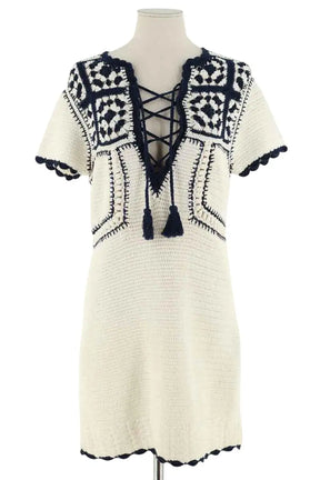 Robe Zadig & Voltaire Blanc en Coton, taille S - Seconde Main
