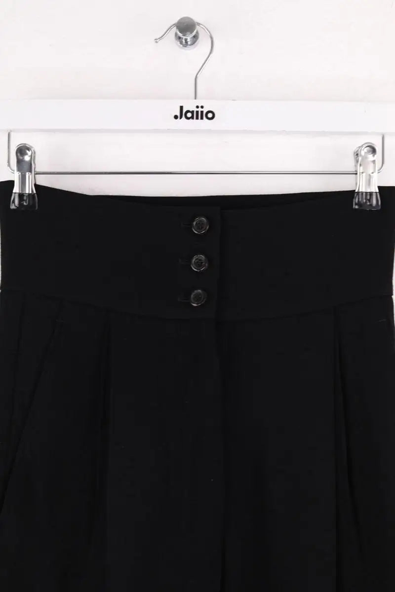 Pantalon large Yves Saint Laurent Noir en Laine
