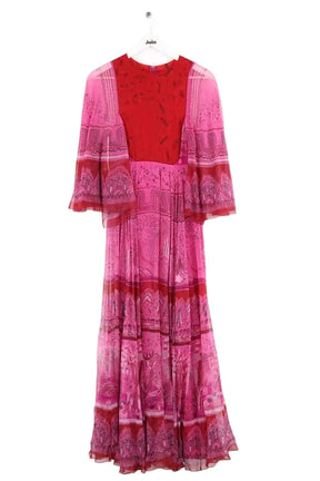 Robe Valentino Rose en Soie, taille S - Seconde Main