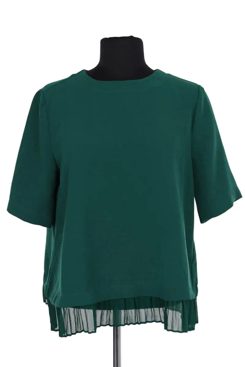Blouse Sézane Vert en Synthétique, taille M - Seconde Main