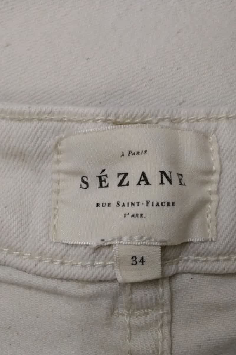 Jean droit Sézane  Beige