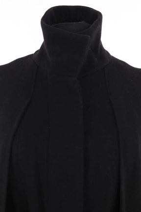 Manteau Maje Noir en Coton