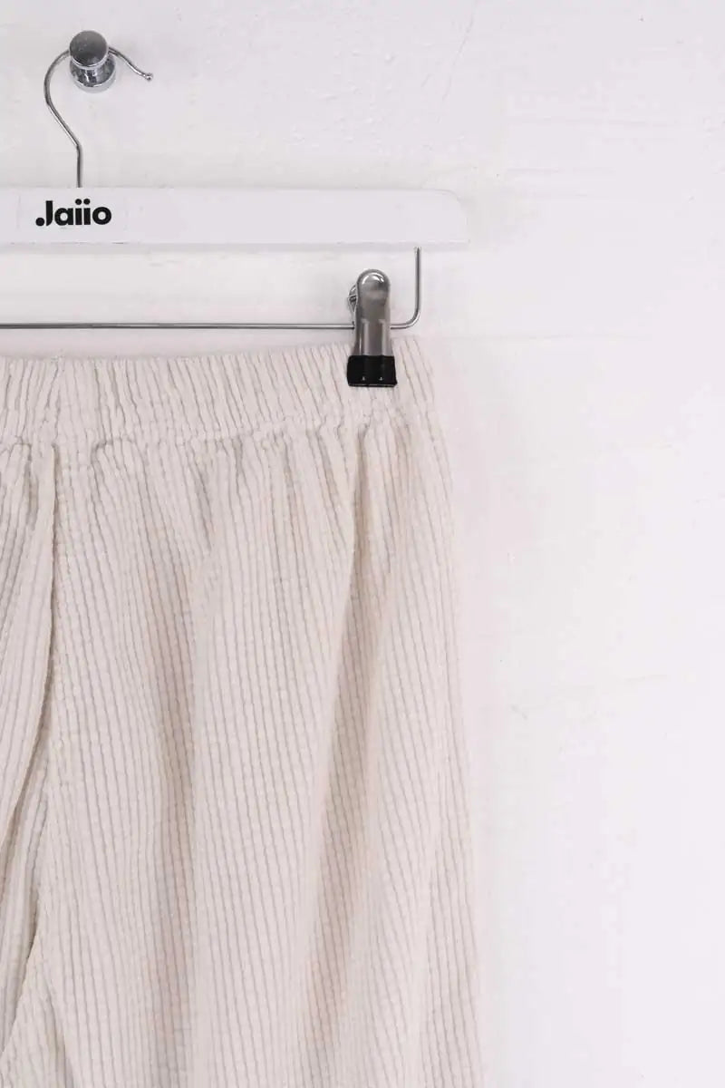 Pantalon American Vintage Beige en Coton