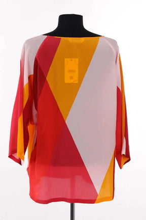 Blouse Max Mara Orange en Synthétique