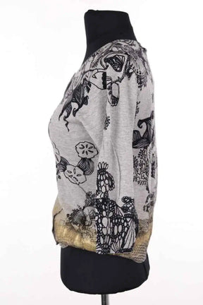 Cardigan Pinko Gris en Viscose