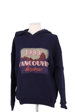 Sweatshirt Ba&Sh Marine en Coton, taille XXS - Seconde Main