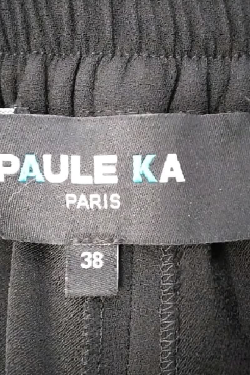 Pantalon slim Paule Ka  Noir