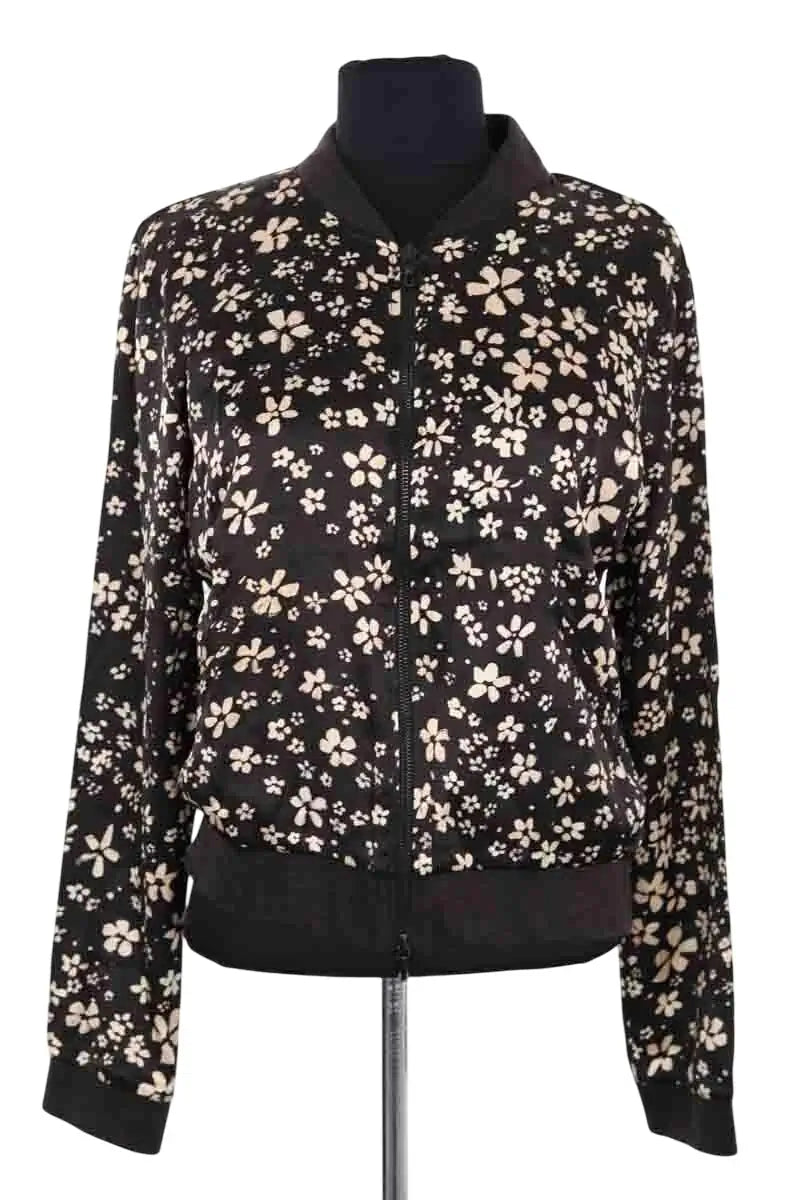 Gilet Majestic Filatures Noir en Lin, taille M - Seconde Main