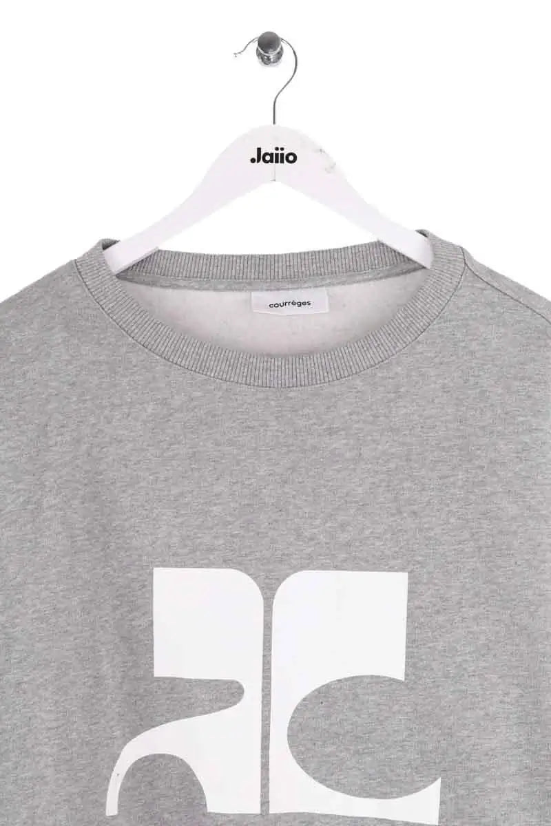 Sweatshirt Courrèges Gris en Coton