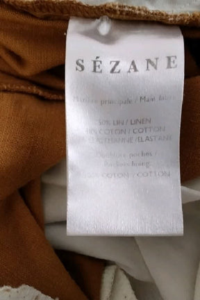 Pantalon large Sézane  Marron