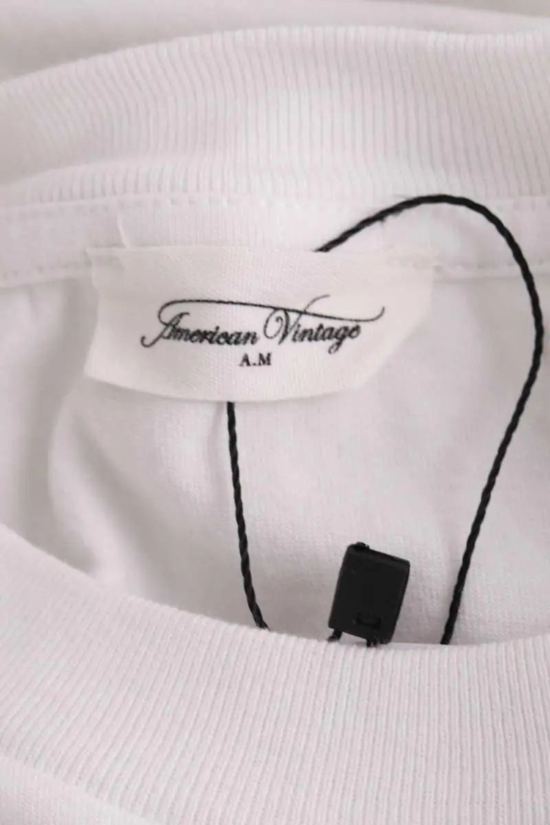 T-shirt American Vintage Blanc en Coton