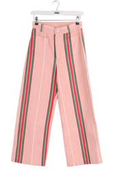 Pantalon La Veste Rose en Coton, taille S - Seconde Main