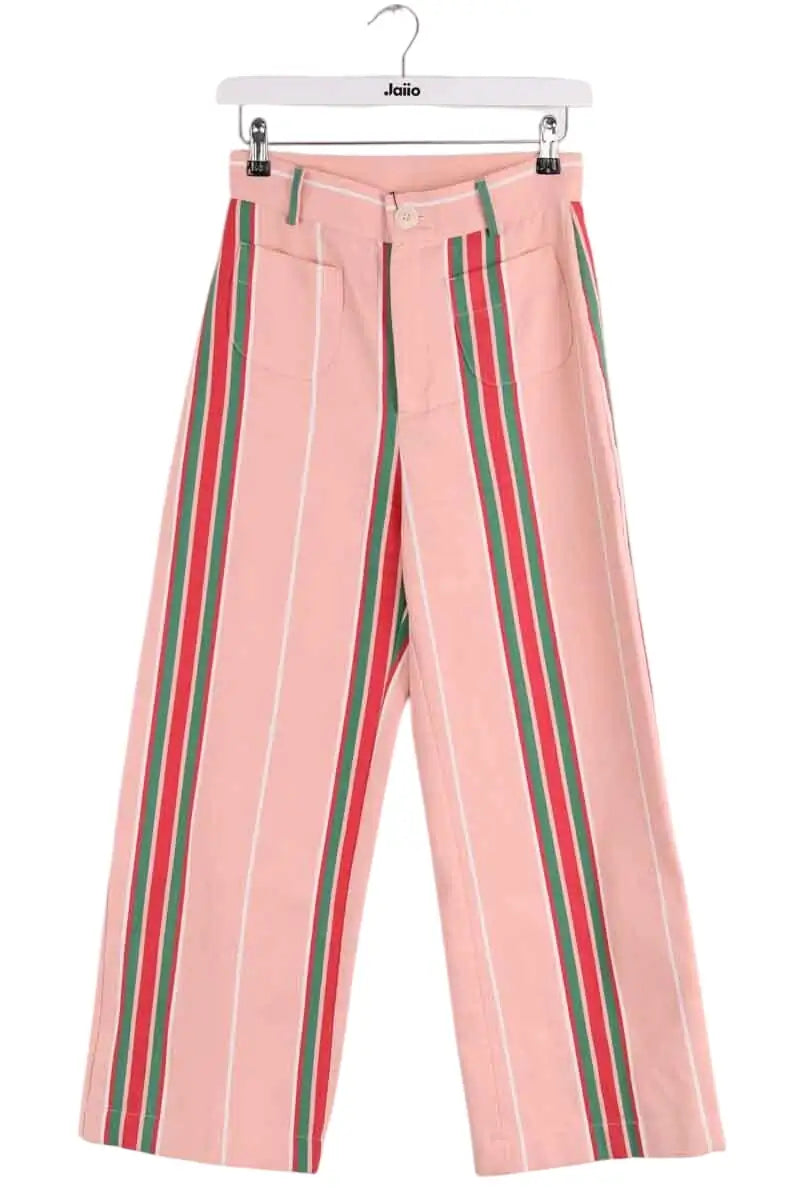 Pantalon La Veste Rose en Coton, taille S - Seconde Main