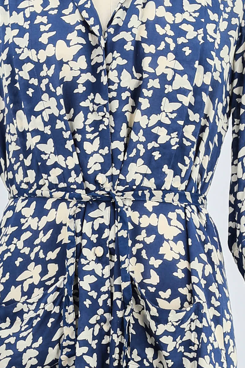 Robe Rouje  Bleu