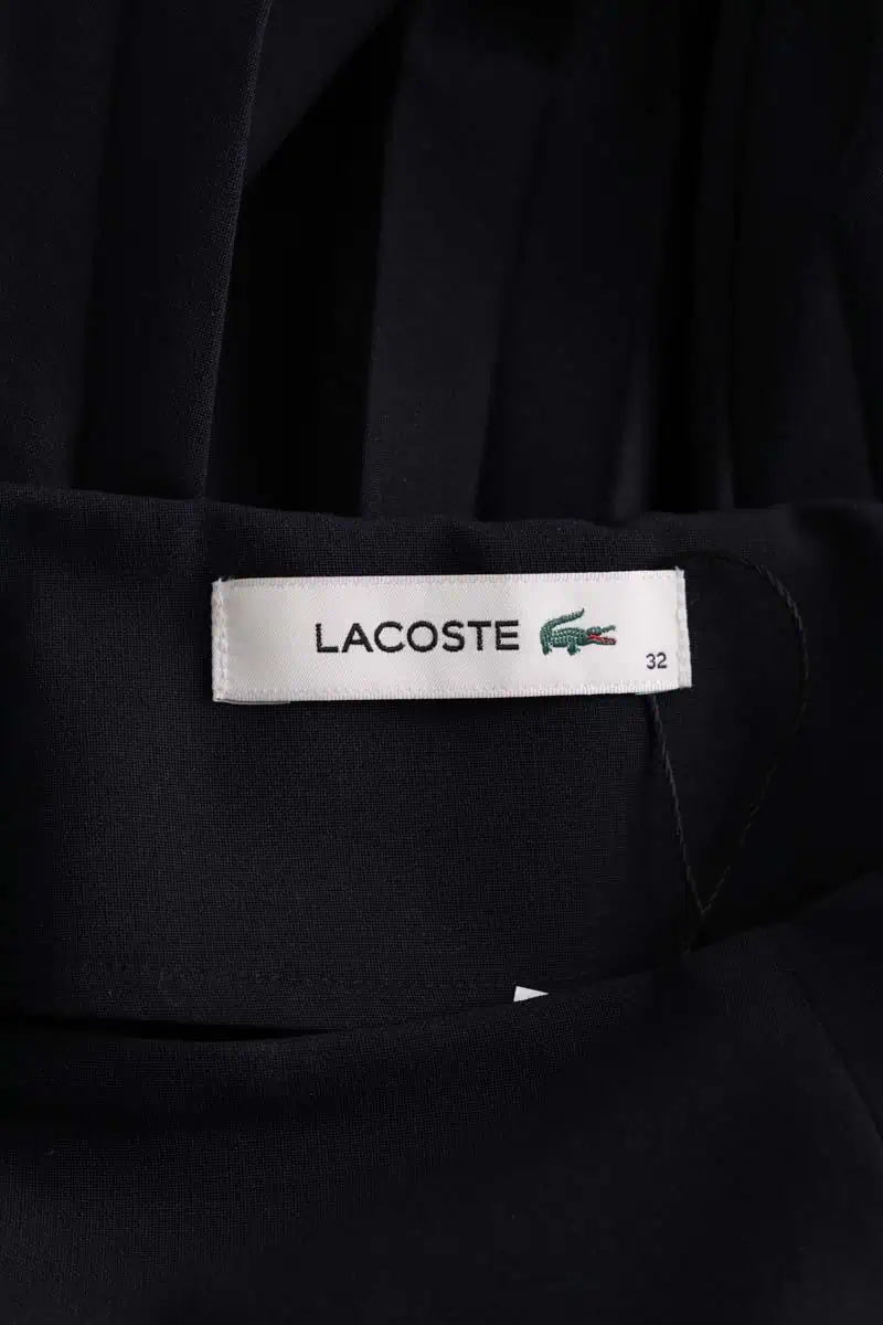 Jupe Lacoste Marine en Synthétique
