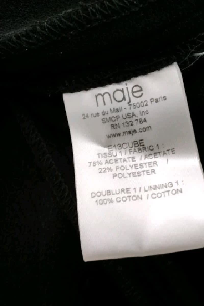 Robe Maje  Noir