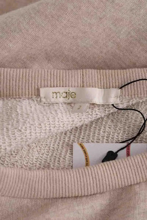 Sweatshirt Maje Beige en Coton