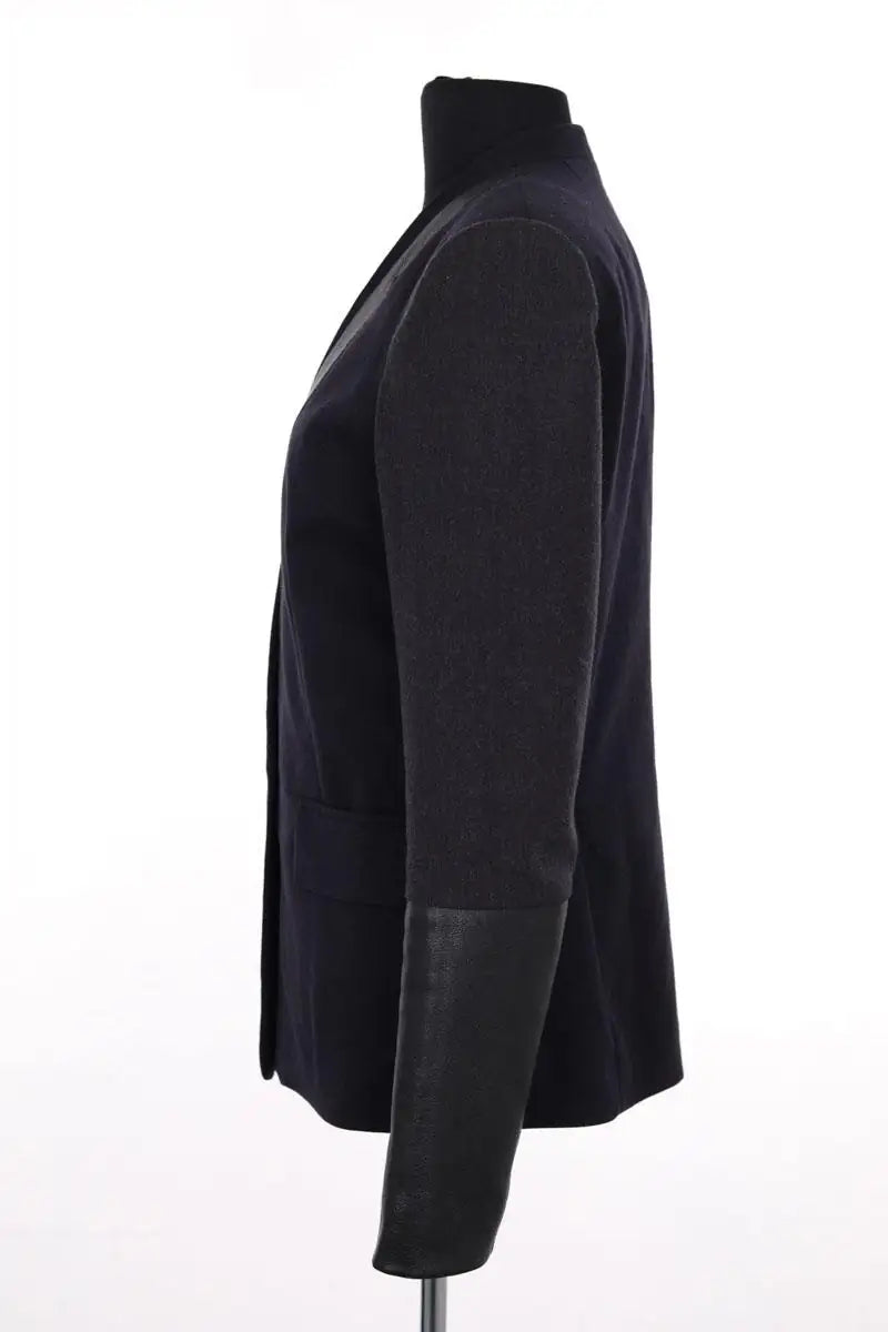 Blazer Maje Marine en Laine