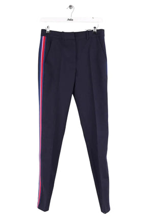 Pantalon droit Lacoste Bleu en Laine, taille XS - Seconde Main