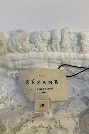 Chemise Sézane Blanc en Coton