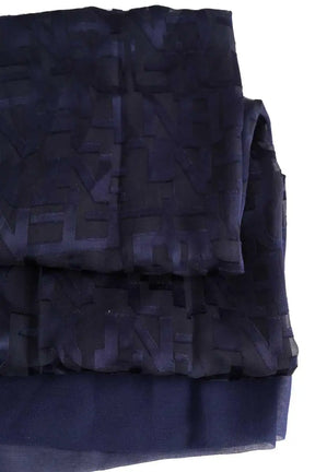 Étole Fendi Bleu en Viscose