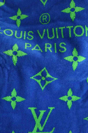 Serviette de plage Louis Vuitton Bleu en 