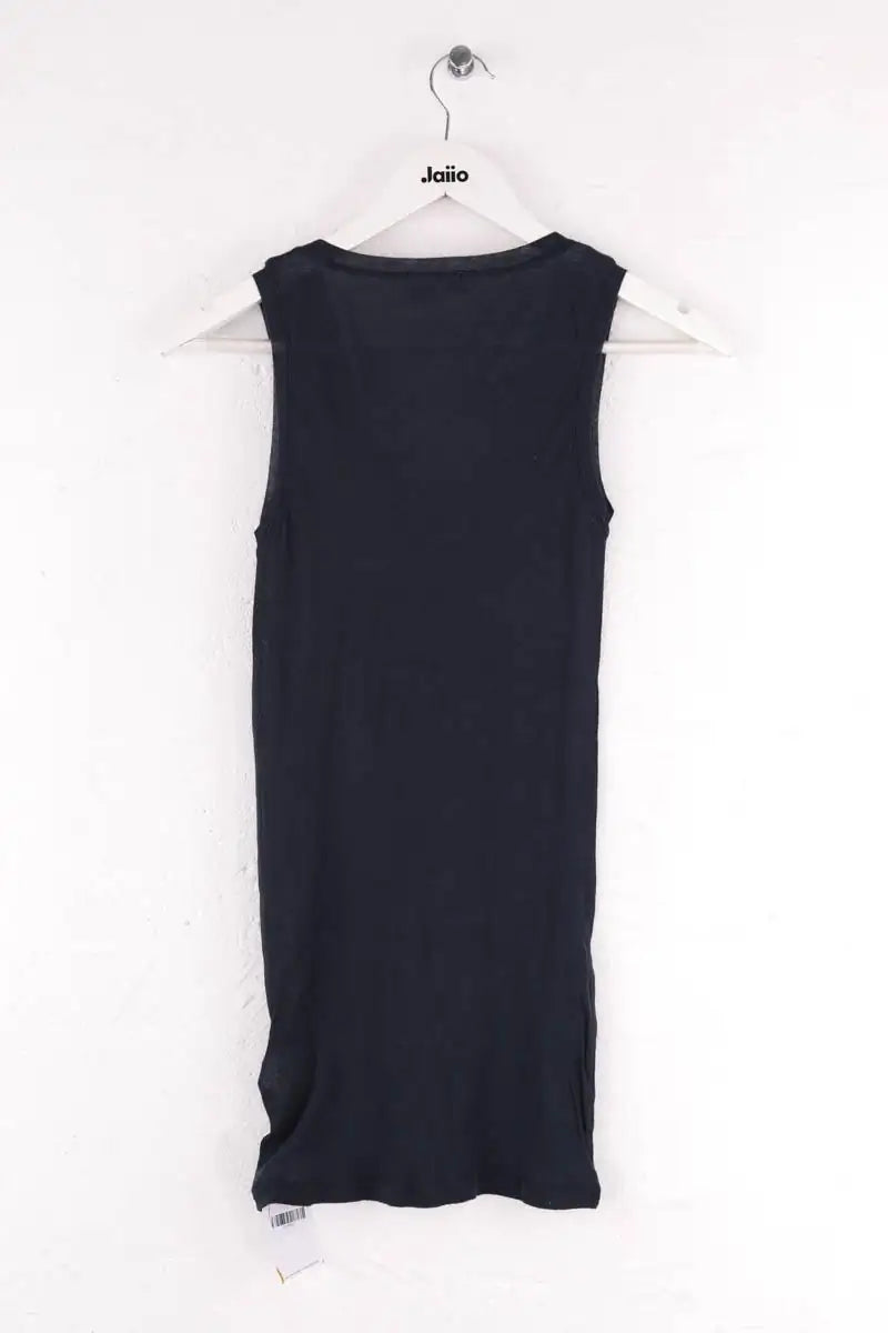 Top sans manche American Vintage Marine en Coton