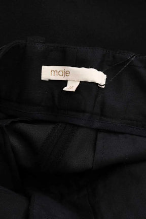 Mini short Maje Noir en Synthétique