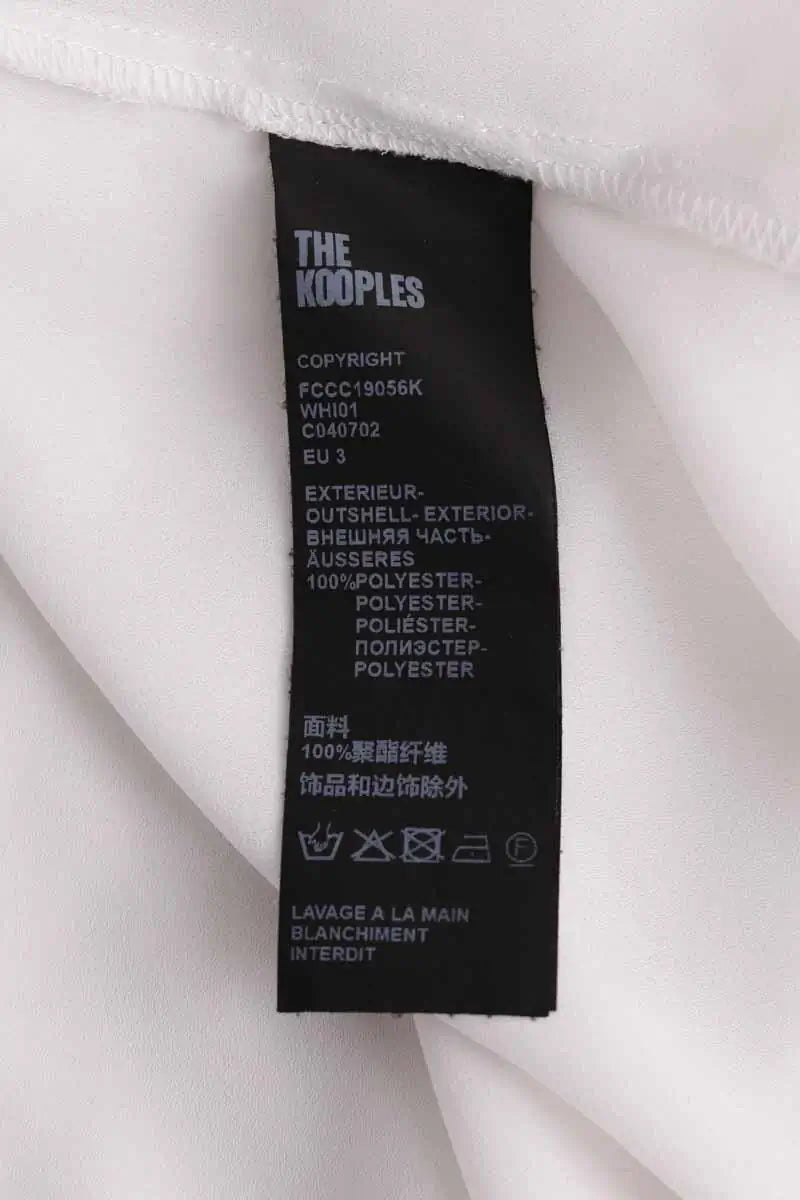 Chemise The Kooples Blanc en Synthétique