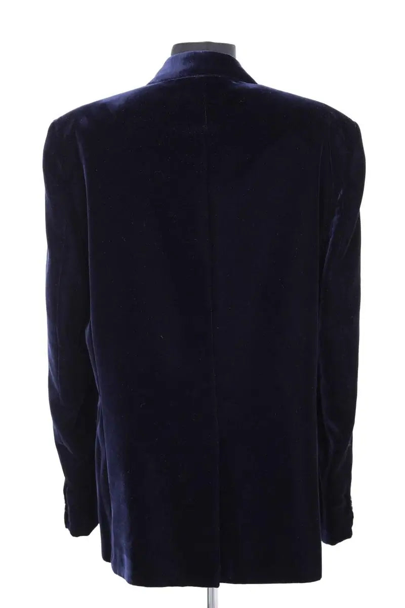 Costume Saint Laurent Marine en Velours