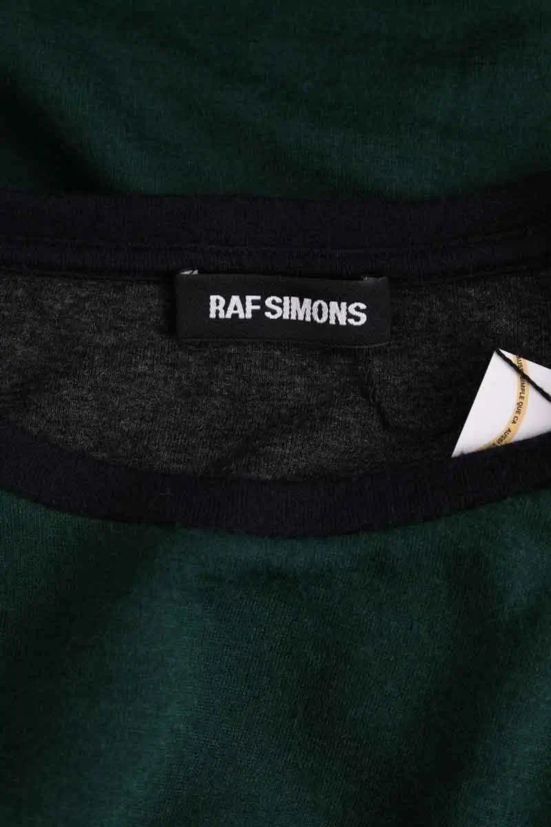 T-shirt Raf Simons Vert en Viscose