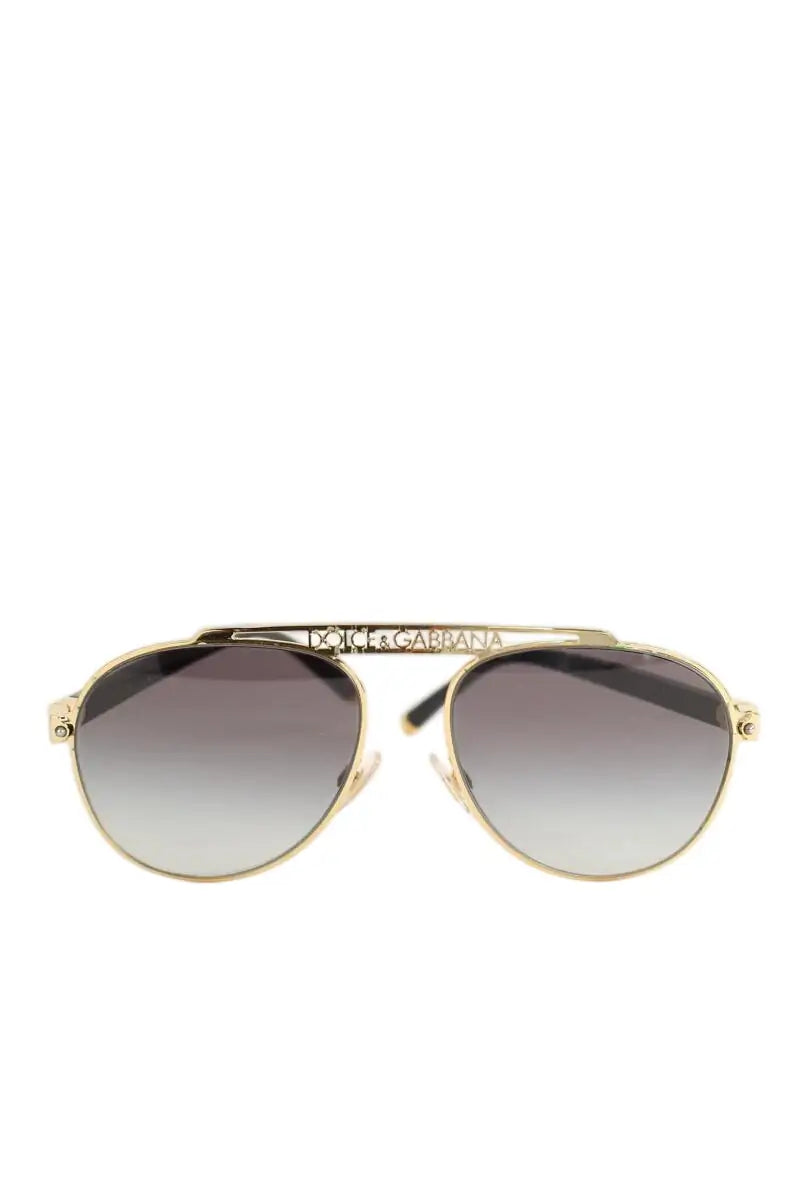 Lunettes d'aviateur Dolce & Gabbana  Doré