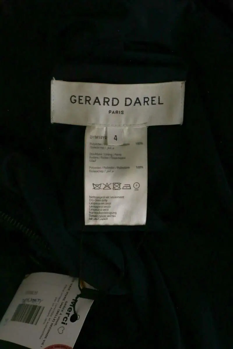 Manteau Gerard Darel Bleu en Synthétique
