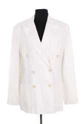 Veste Ralph Lauren Blanc en Lin, taille M - Seconde Main