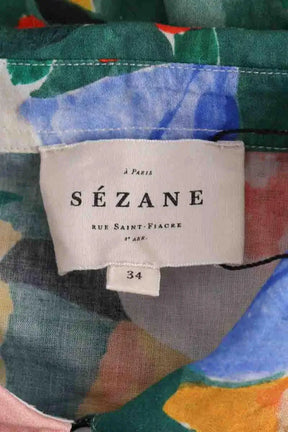 Chemise Sézane Multicolore en Coton