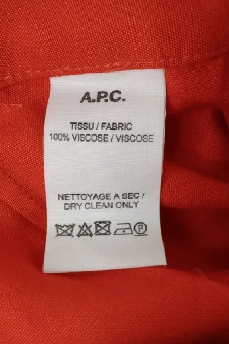 Pantalon large APC  Rouge