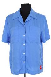 Chemise Calvin Klein Bleu en Synthétique, taille S - Seconde Main
