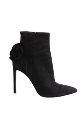 Talons Saint Laurent Noir en Daim, taille 38 - Seconde Main