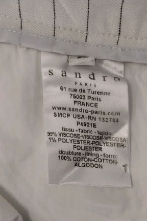 Short Sandro  Blanc