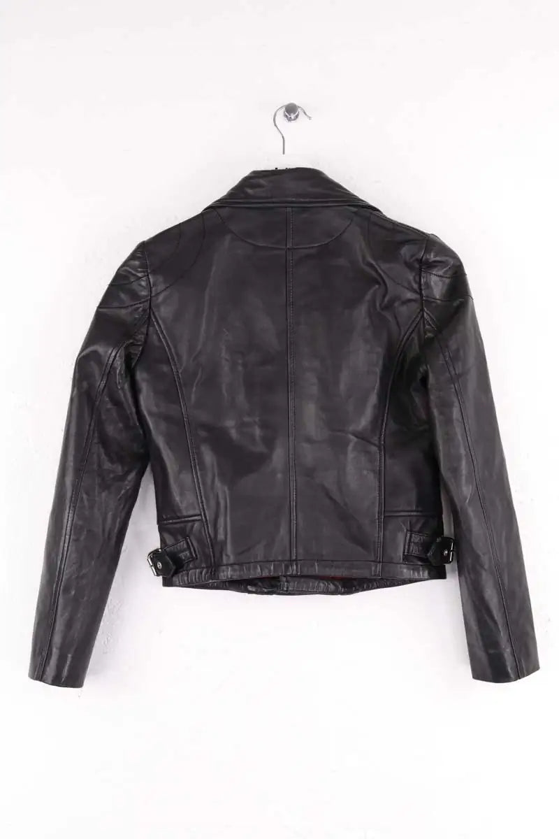 Veste Ba&Sh Etty Noir en Cuir
