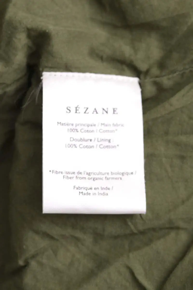 Jupe Sézane Kaki en Coton