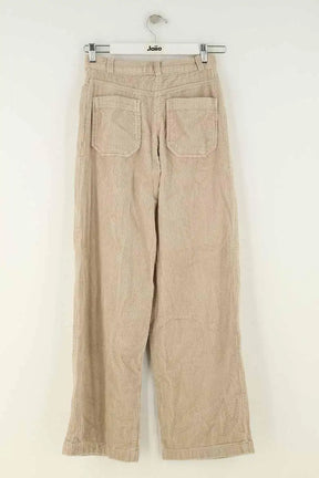 Pantalon Sessun Beige en Coton