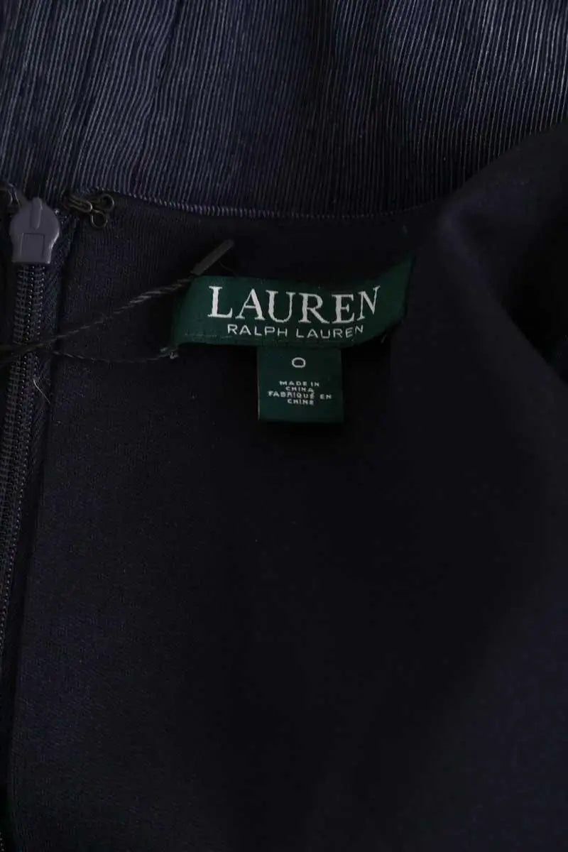 Robe Ralph Lauren Bleu en Synthétique